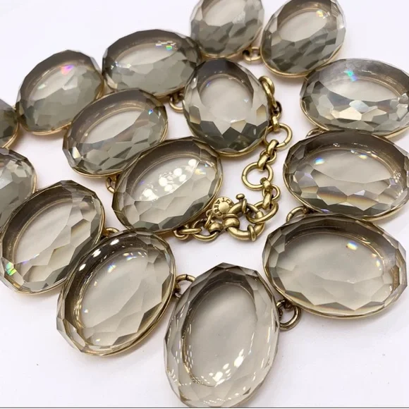 J. Crew Bold Smoky Jeweled Necklace - Picture 2 of 5